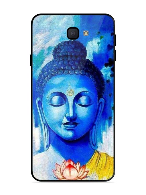 Serene Buddha With Lotus Glossy Soft Edge Case for Samsung Galaxy J7 Prime Chachhi