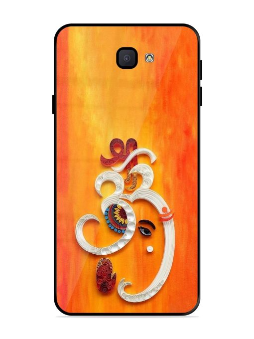 Ganesha In Quilling Art Glossy Soft Edge Case for Samsung Galaxy J7 Prime Chachhi