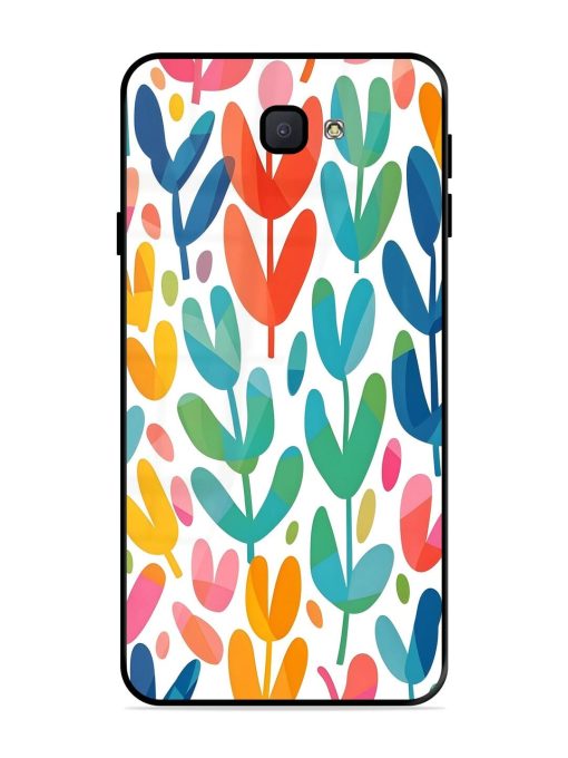 Rainbow Of Blooms Glossy Soft Edge Case for Samsung Galaxy J7 Prime Chachhi