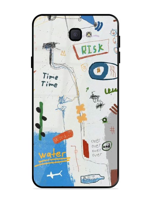 Mind Map Madness Glossy Soft Edge Case for Samsung Galaxy J7 Prime 2 Chachhi