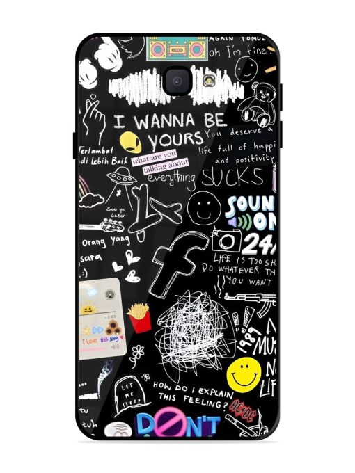 Doodle Diary Glossy Soft Edge Case for Samsung Galaxy J7 Prime 2