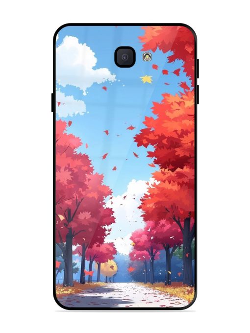 Autumn'S Embrace Glossy Soft Edge Case for Samsung Galaxy J7 Prime 2 Chachhi