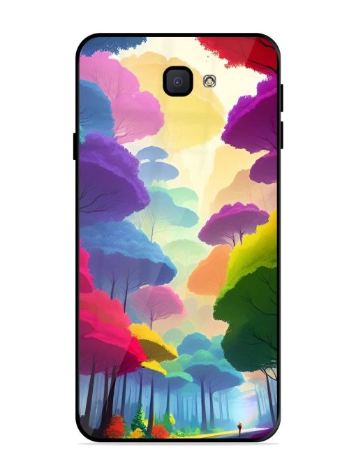 Rainbow Road Glossy Soft Edge Case for Samsung Galaxy J7 Prime 2 Chachhi