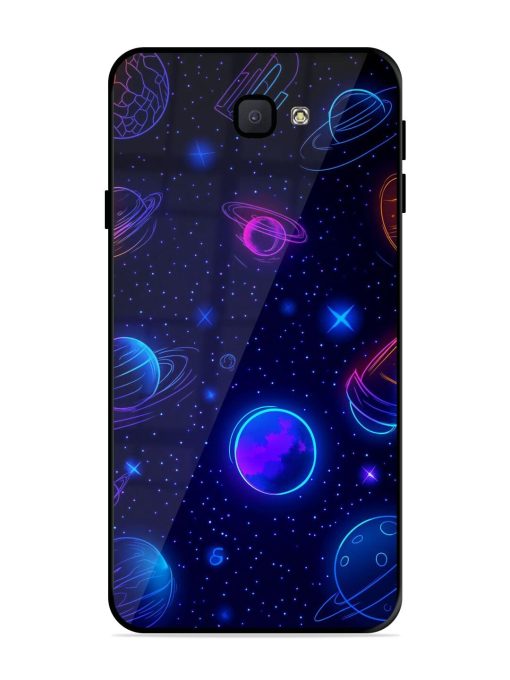 Neon Cosmos Glossy Soft Edge Case for Samsung Galaxy J7 Prime 2 Chachhi