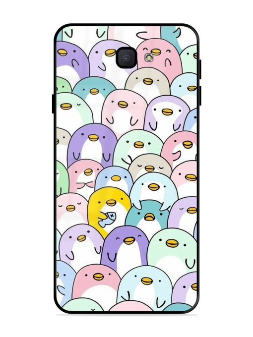 Penguin Party Glossy Soft Edge Case for Samsung Galaxy J7 Prime 2 Chachhi