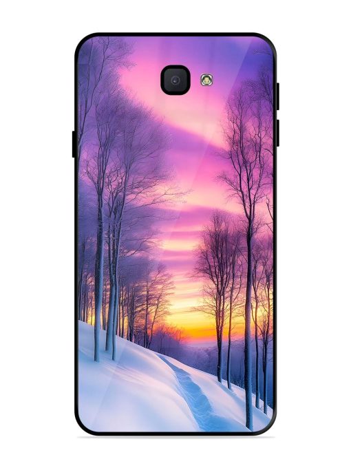 Winter'S Purple Haze Glossy Soft Edge Case for Samsung Galaxy J7 Prime 2 Chachhi