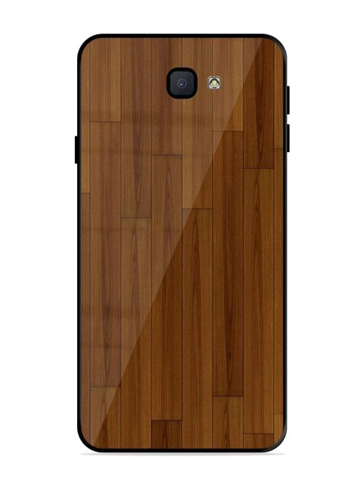 Warm Woodgrain Glossy Soft Edge Case for Samsung Galaxy J7 Prime 2 Chachhi