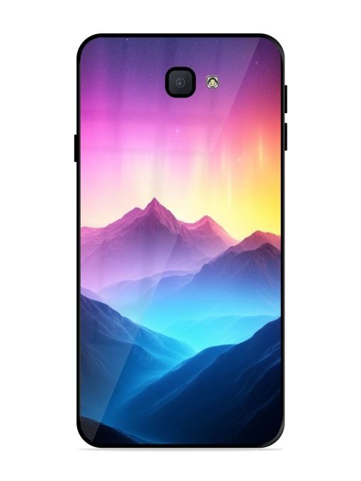 Cosmic Mountains Glossy Soft Edge Case for Samsung Galaxy J7 Prime 2 Chachhi