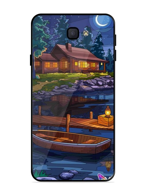 Moonlit Serenity Glossy Soft Edge Case for Samsung Galaxy J7 Prime 2 Chachhi