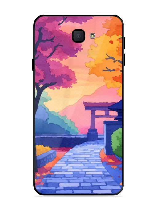 Autumnal Serenity Glossy Soft Edge Case for Samsung Galaxy J7 Prime 2