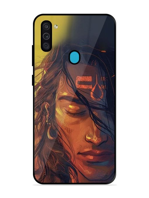 Tranquil Shiva Glossy Soft Edge Case for Samsung Galaxy M11 Chachhi