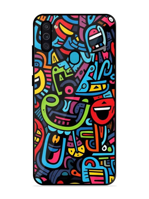 Doodlephoria Glossy Soft Edge Case for Samsung Galaxy M11 Chachhi