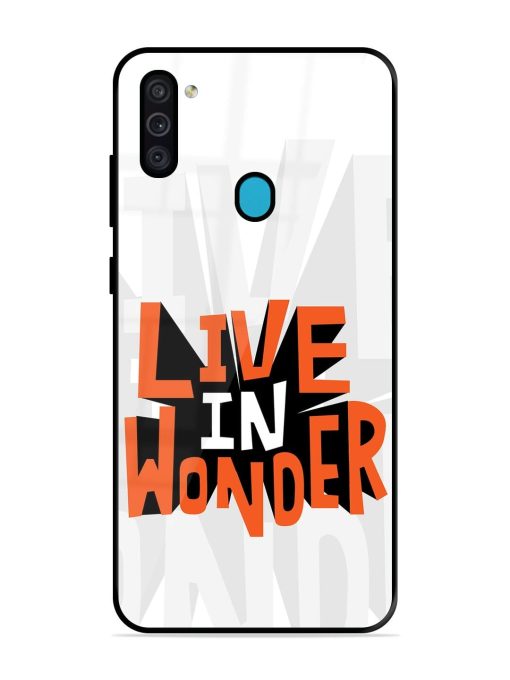 Wonder Burst Glossy Soft Edge Case for Samsung Galaxy M11 Chachhi