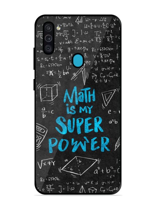 Math Magic Glossy Soft Edge Case for Samsung Galaxy M11 Chachhi