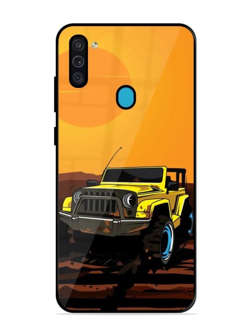 Sunset Cruise Glossy Soft Edge Case for Samsung Galaxy M11 Chachhi