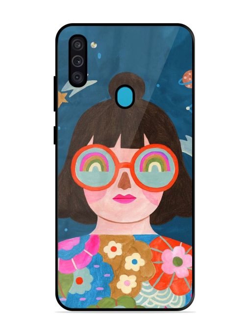 Dreamscape Vision Glossy Soft Edge Case for Samsung Galaxy M11 Chachhi