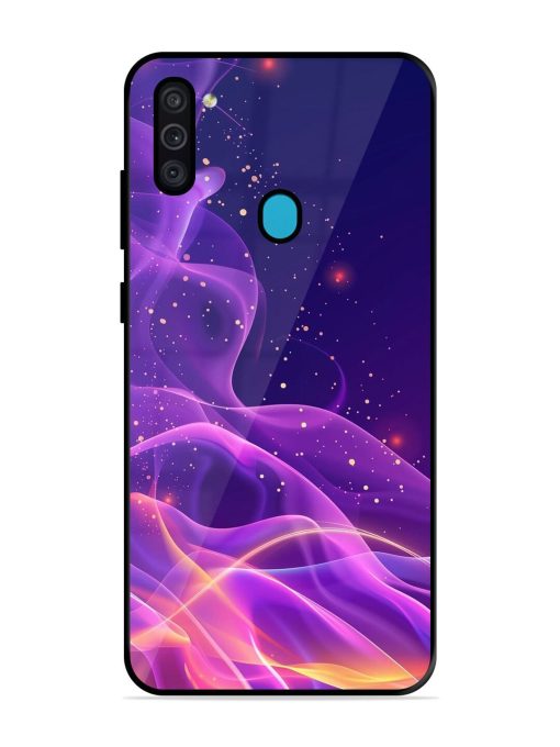 Cosmic Currents Glossy Soft Edge Case for Samsung Galaxy M11 Chachhi