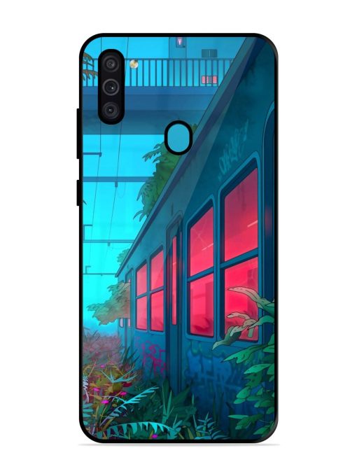 Urban Jungle Glossy Soft Edge Case for Samsung Galaxy M11 Chachhi