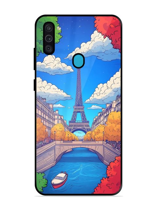 Parisian Panorama Glossy Soft Edge Case for Samsung Galaxy M11 Chachhi