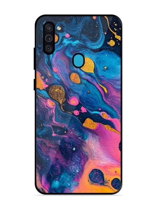 Cosmic Swirl Glossy Soft Edge Case for Samsung Galaxy M11