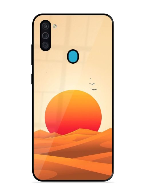 Desert Sunset Glossy Soft Edge Case for Samsung Galaxy M11 Chachhi