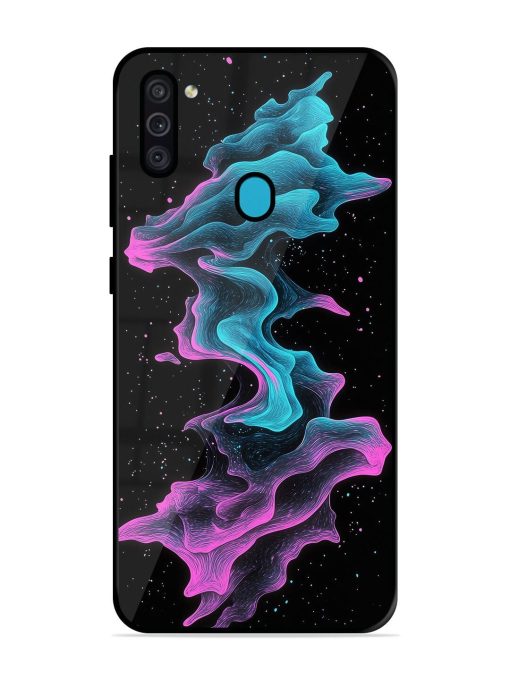 Cosmic Currents Glossy Soft Edge Case for Samsung Galaxy M11 Chachhi