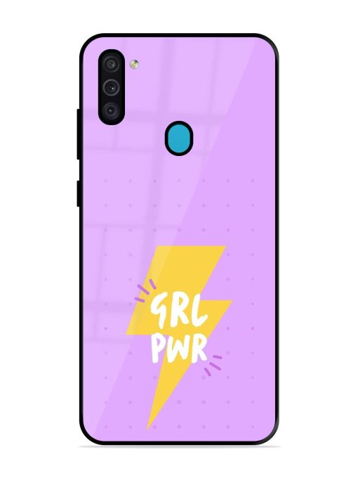 Girl Power Spark Glossy Soft Edge Case for Samsung Galaxy M11 Chachhi