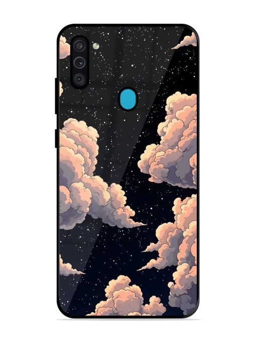 Starry Night Dreams Glossy Soft Edge Case for Samsung Galaxy M11 Chachhi