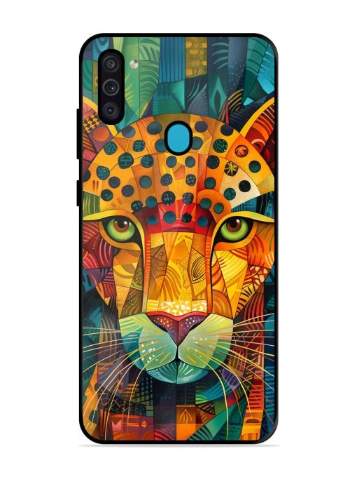 Mosaic Majesty Glossy Soft Edge Case for Samsung Galaxy M11 Chachhi