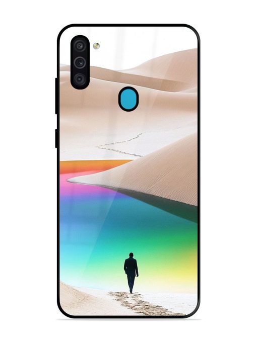 Desert Dreams Glossy Soft Edge Case for Samsung Galaxy M11 Chachhi