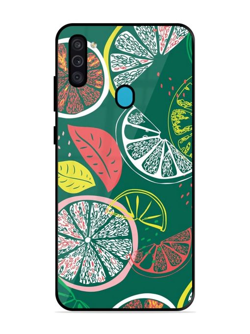 Citrus Symphony Glossy Soft Edge Case for Samsung Galaxy M11 Chachhi