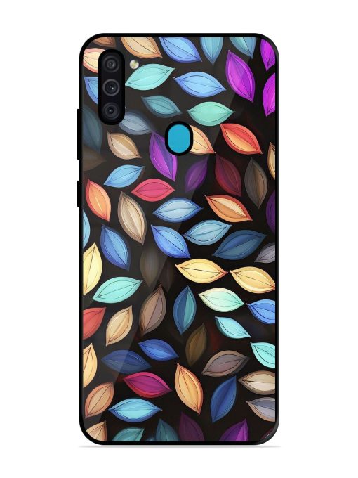 Colorful Kaleidoscope Glossy Soft Edge Case for Samsung Galaxy M11 Chachhi