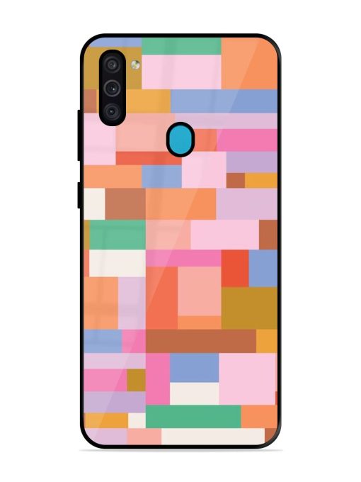 Colorful Chaos Glossy Soft Edge Case for Samsung Galaxy M11 Chachhi