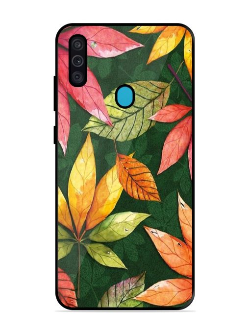 Autumn'S Embrace Glossy Soft Edge Case for Samsung Galaxy M11 Chachhi