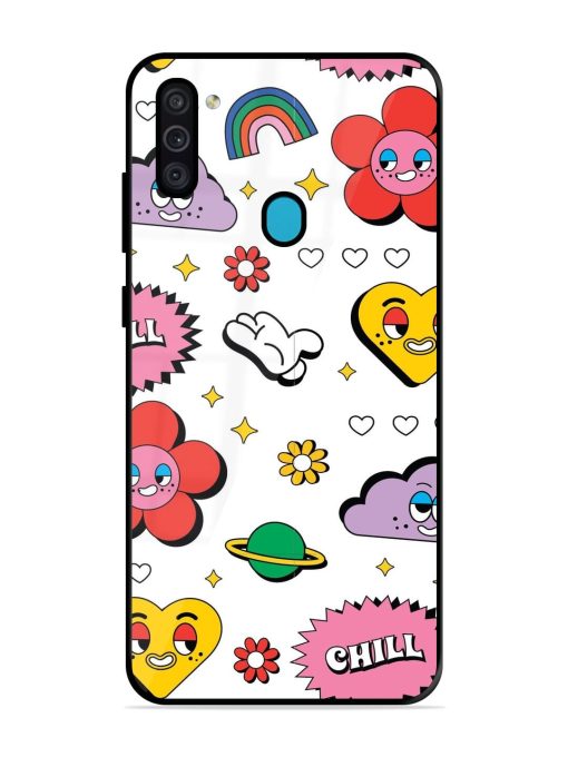 Whimsical Wonderland Glossy Soft Edge Case for Samsung Galaxy M11 Chachhi