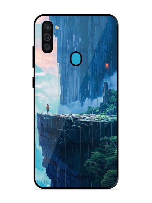 Solitude In The Sky Glossy Soft Edge Case for Samsung Galaxy M11 Chachhi