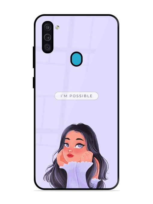 Im Possible Glossy Soft Edge Case for Samsung Galaxy M11 Chachhi