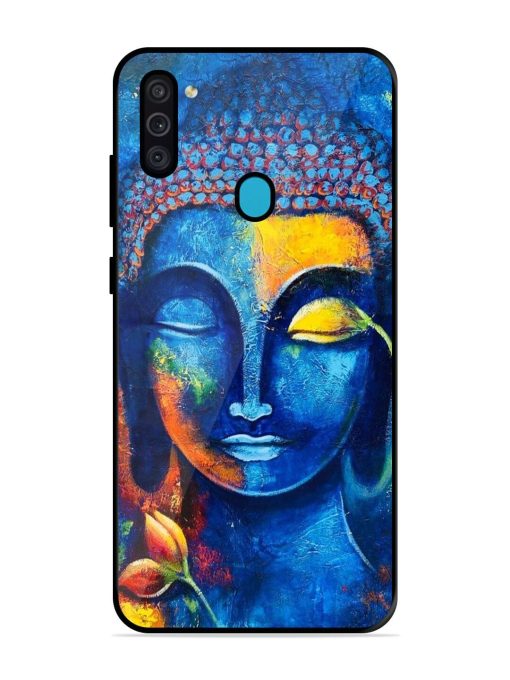 Enlightened Serenity Glossy Soft Edge Case for Samsung Galaxy M11 Chachhi