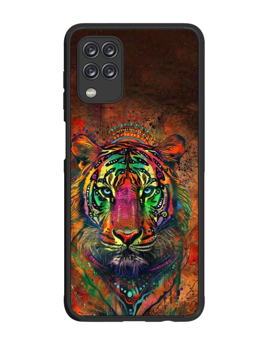 Cosmic Tiger Glossy Soft Edge Case for Samsung Galaxy M12 Chachhi