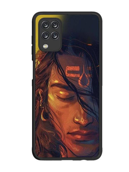 Tranquil Shiva Glossy Soft Edge Case for Samsung Galaxy M12 Chachhi