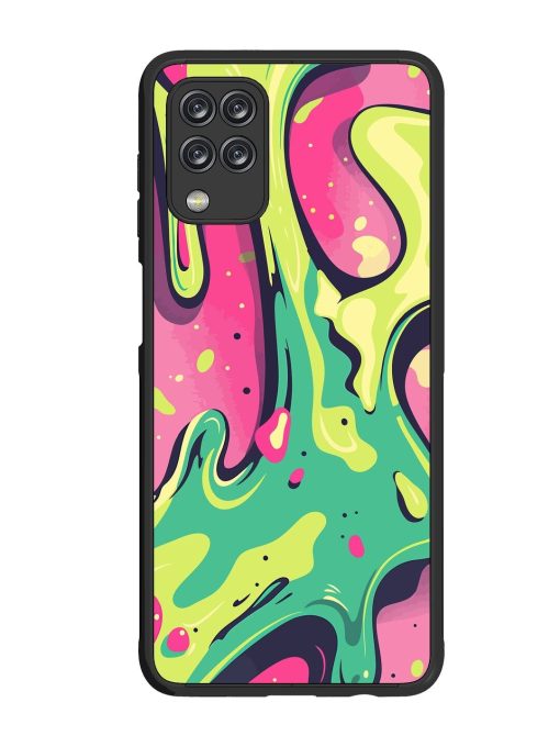 Gooey Grooves Glossy Soft Edge Case for Samsung Galaxy M12 Chachhi