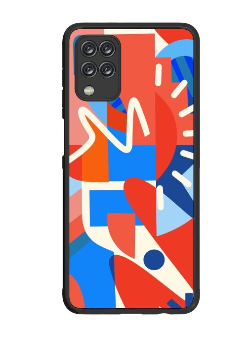 Abstract Harmony Glossy Soft Edge Case for Samsung Galaxy M12 Chachhi