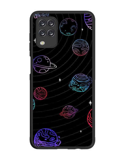 Cosmic Ballet Glossy Soft Edge Case for Samsung Galaxy M12 Chachhi