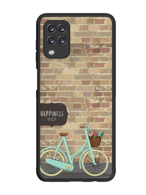 Pedaling Towards Happiness Glossy Soft Edge Case for Samsung Galaxy M12 Chachhi