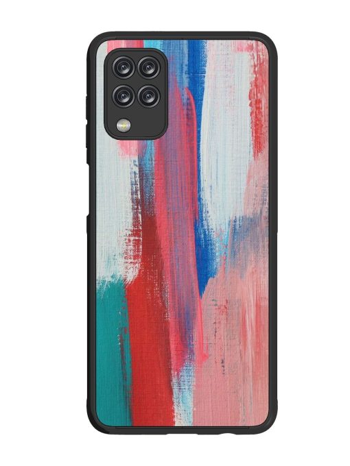 Colorful Chaos Glossy Soft Edge Case for Samsung Galaxy M12 Chachhi