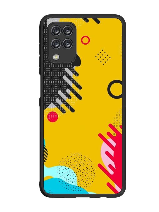 Neon Pop Glossy Soft Edge Case for Samsung Galaxy M12 Chachhi