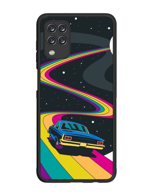 Rainbow Road Glossy Soft Edge Case for Samsung Galaxy M12 Chachhi