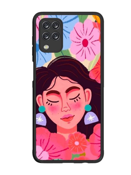 Blooming Serenity Glossy Soft Edge Case for Samsung Galaxy M12