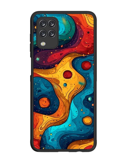 Cosmic Swirl Glossy Soft Edge Case for Samsung Galaxy M12 Chachhi