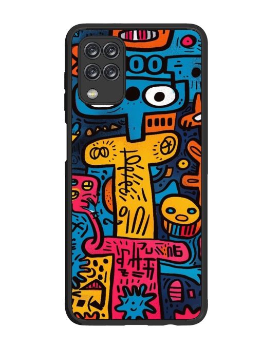 Doodletopia Glossy Soft Edge Case for Samsung Galaxy M12 Chachhi